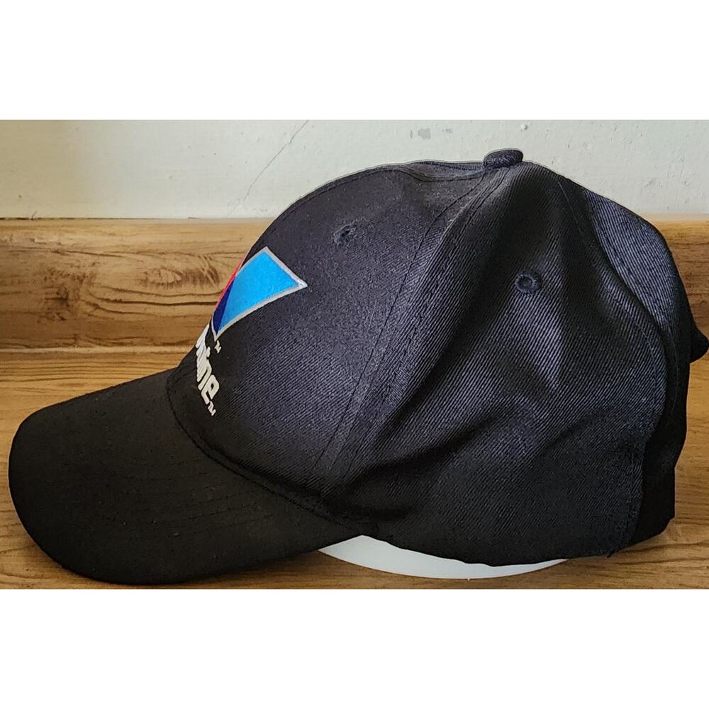 Valvoline Baseball Cap Men's Black Adjustable Strapback Embroidered Logo Hat - Picture 4 of 8